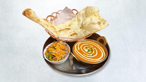 インドネパールレストランタージマハル(新大阪) バターチキンセット (Butter Chicken Set)