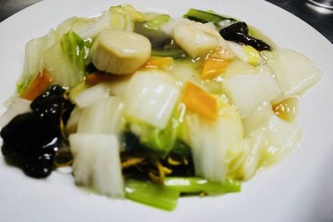 明苑 海3種入り野菜あんかけ燒きそば