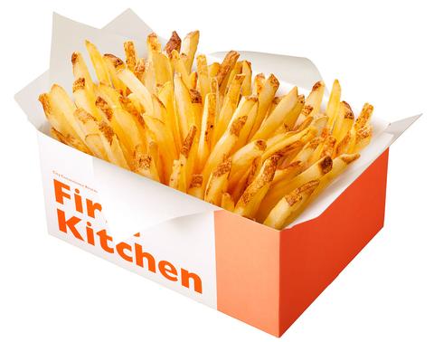 ファーストキッチン板橋前野町イオンスタイル 焦がしバター醤油味ポテト(箱ポテ)
