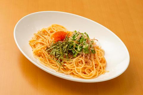 すみだCafe 薬味たっぷり明太子パスタ