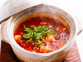 創作中国菜 桃花 四川麻婆豆腐