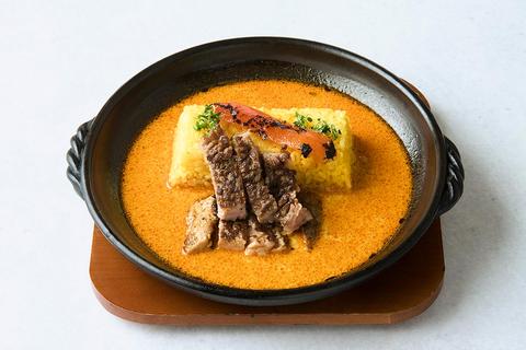 ＆スリランカTOKYO 【ステーキ100g】豚肩ロースステーキカレー