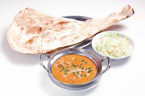 カレー&カフェ グリーンハウス南本町店 ナンカレーセット Naan Curry Set