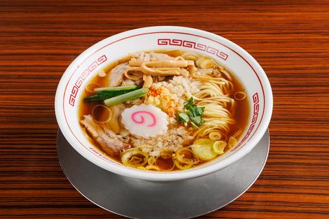 秋刀鮪だし 宣久 背脂生姜そば