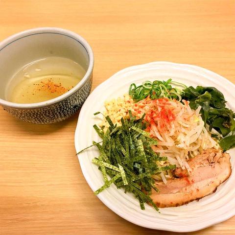 ラーメン まぜそば つけ麺 あいはらや 味玉冷やし塩つけめん