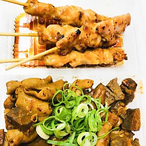 ホルモン焼はんまだん ホルモン大焼き鳥4本