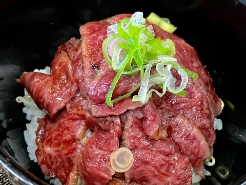 有機野菜とお肉のABステーキ ビーフステーキ丼 200g