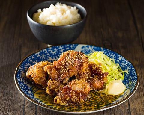悪魔からあげ 鶏バカ食堂 大塚店 【たれ漬】悪魔のから揚げ定食