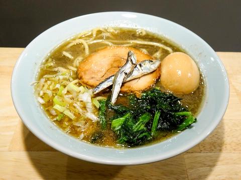 東京極上煮干 大和店 味玉極濃煮干ラーメン