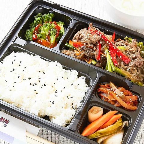 焼肉韓国料理 東大門 プルコギ弁当 (スープ付き)