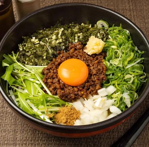 麺屋つばき 寺田町店 カレー台湾まぜそば Curry Taiwan Mixed Soba