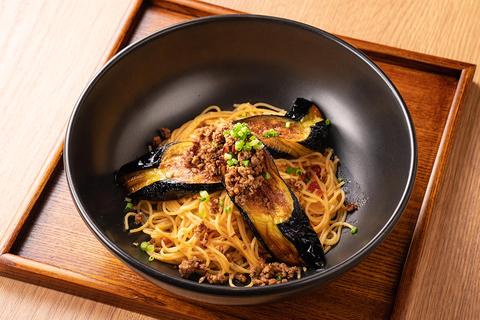 釜あげスパゲティ すぱじろう 渋谷店 なすと挽肉のペペロンチーノ