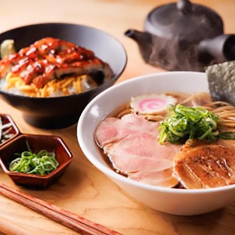 中華そば無作 【1日限定15食】熟成醤油の淡麗中華そば + うなまぶしセット
