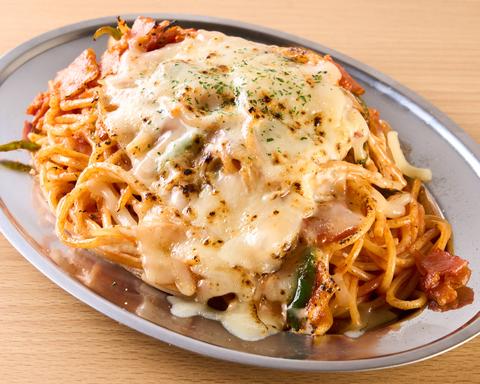 スパゲティの店『神田ナポリタン』 五反田店 炙りチーズ&ナポリタン Grilled Cheese&Napolitan