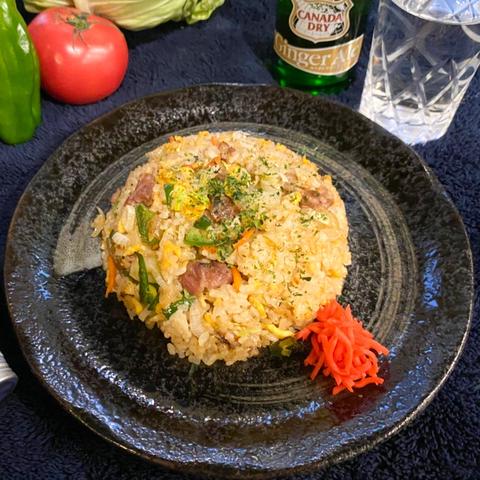 おこのみやきBanBanハウス にんにくチャーハン Garlic Fried Rice