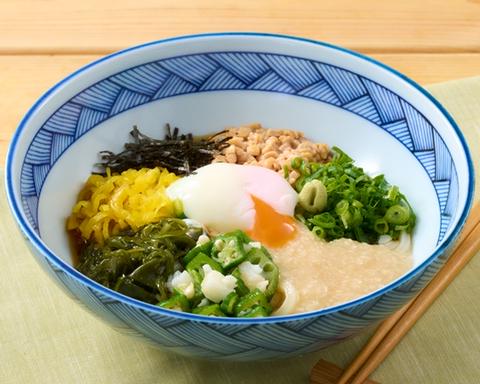夢庵 瀬谷店 ねばとろうどん(冷)