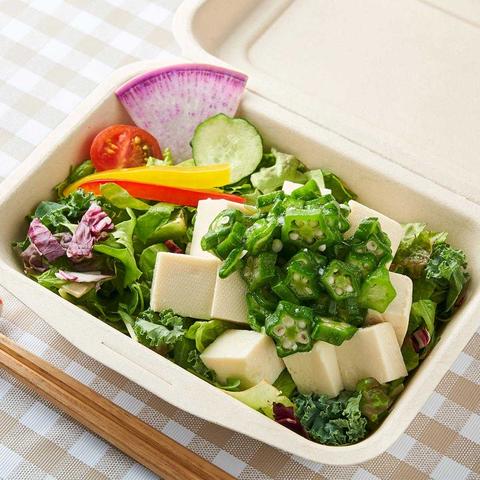 ハヤシライス専門店Hayashii. 神田淡路町店 選べるドレッシング豆腐とオクラの10種野菜サラダ