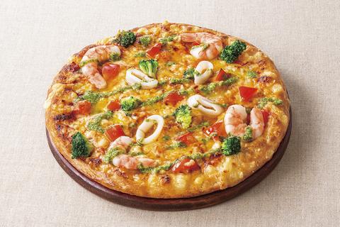 ピーターパン珈琲 船橋三咲店 シーフードピザ