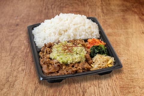 じゅうじゅうカルビ大和中央店 【デカ盛り】国産牛カルビ弁当(ねぎ塩)