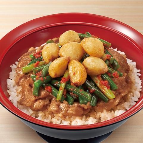 すき家 467号大和深見店 ダブルニンニク牛カルビ焼肉丼 Grilled Beef Galbi Rice Bowl w/ Garlic Boost