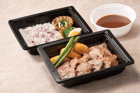 デニーズ 川崎追分店 【B3】Wカットステーキ～選べるソース弁当