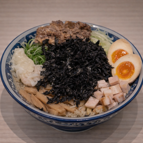 麺屋音 人形町店 特製煮干し油そば