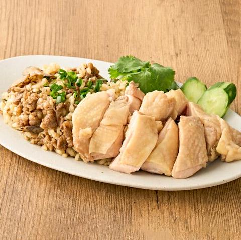 旨味！牛飯カオマンガイ KHAO MAN GOOD 糀谷 チキン大盛り！牛飯カオマンガイ Large Khao Man Gai over Beef Rice
