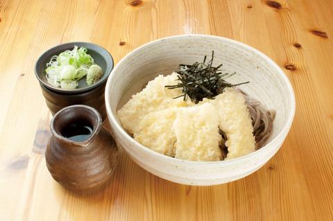 手打ちそば さくら サッポロファクトリー店 いか天そば(太麺 大盛)