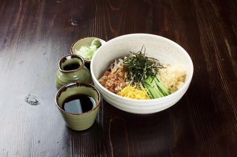 手打ちそばさくらの定食屋 ブランチ月寒店 冷やしたぬきそば 大盛400g