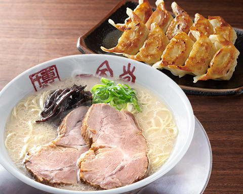 一風堂 浅草橋本舗 博多とんこつラーメン+餃子 セット