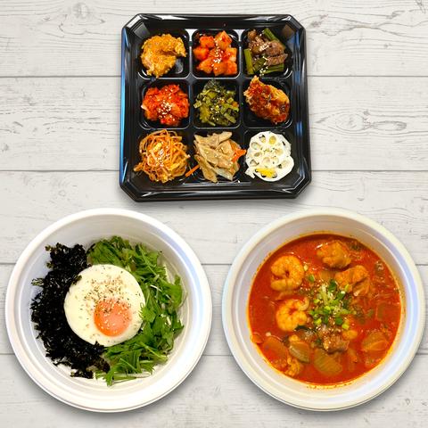 COCHA 一人用のナッコプセ定食(9品おかずつき)