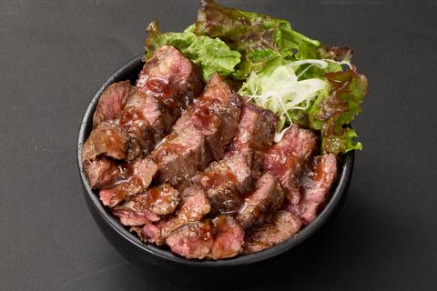 ハラミステーキ丼&ビビンバ 「ハラミ市場」 矢口渡店 【1.5倍】肉大盛りハラミステーキ丼(150g) Extra Harami Steak Bowl