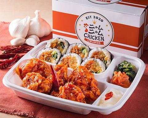 日本初上陸！！ニャムニャムチキン 上戸田4丁目店 ヤンニョムチキン＆キンパ弁当  ＆  