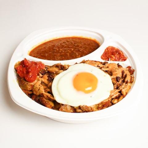 HATTI KEBAB(ハッティ ケバブ) 大阪駅前第三ビル店 チキンケバブカレー弁当KEBAB-BENTO