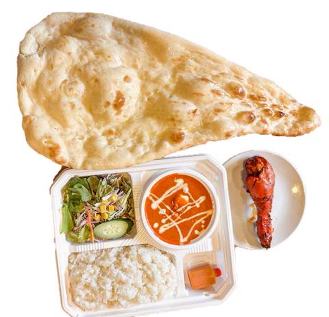 インド・ネパールレストラン RARA KITCHEN タンドリーチキン弁当セット Tandoori Chicken Bento Set