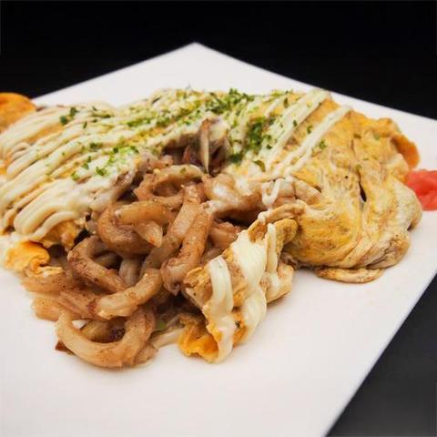 あずまや 調布駅前店 【スタッフ一推し】オムうどん Omelette Yaki-Udon