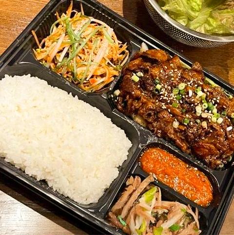 セマウル食堂 上野店 ヨルタンプルコギ(コチュジャン)_定食