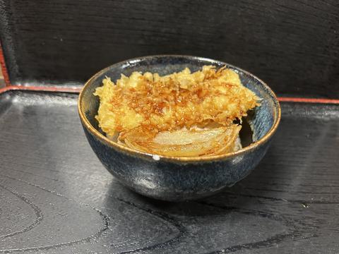 そばの陣 ミニイカ天丼