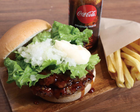 ハンバーグ＆バーガー TERU 横川南口駅前店 F-1156】ダブルテリヤキバーガーセットDouble Teriyaki burger Set