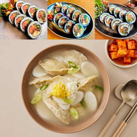 シンチャムトッポッキ 下北沢 【お得】選べるキンパと牛骨餃子のスープ Korean Dumpling Soup
