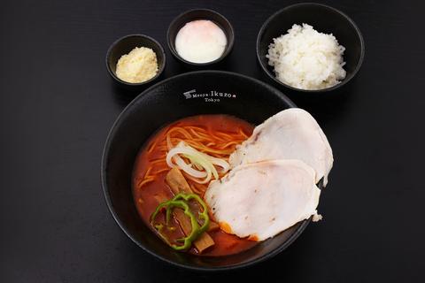 HIMIT 氷見イワシ香るナポらー麺〆リゾットセット(温玉、粉チーズ付き)