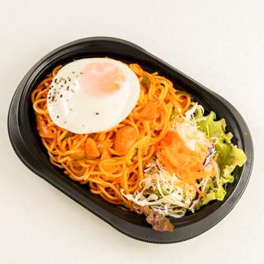 ミレットロード くにたちカフェ スパゲッティナポリタン目玉焼付き