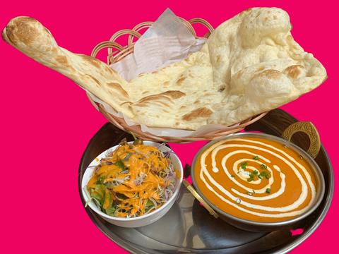 カレーインドタージマハル出来島店 バターチキンセット Butter chicken set