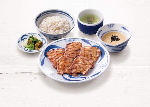 牛たん とろろ 麦めし ねぎし 渋谷3丁目店 しろたんうすぎりセット(牛たんうすぎり5枚)
