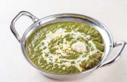 yabin神奈川駅前店(ダルタドカ カレー半額 940>470) ほうれん草パニールカレー Spinch Panir Curry