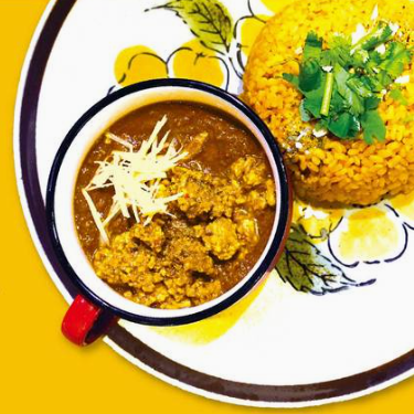 さんとよん 肉カレー+チーズ