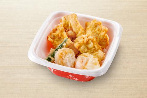 和食さと 羽田店 鶏玉おろし天丼