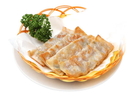 中華料理美山飯店 玉ねぎ入り長い焼き餃子(長餃子)