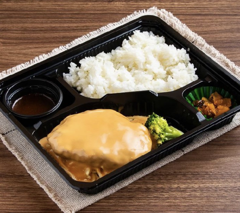 ふらんす亭 蕨店 てりマヨハンバーグ弁当(一口カレー付)