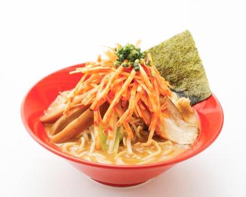 ばんから亀戸店 辛ねぎ味噌ラーメン Noodle in miso soup topped with spicy green onion 辣葱味增拉面
